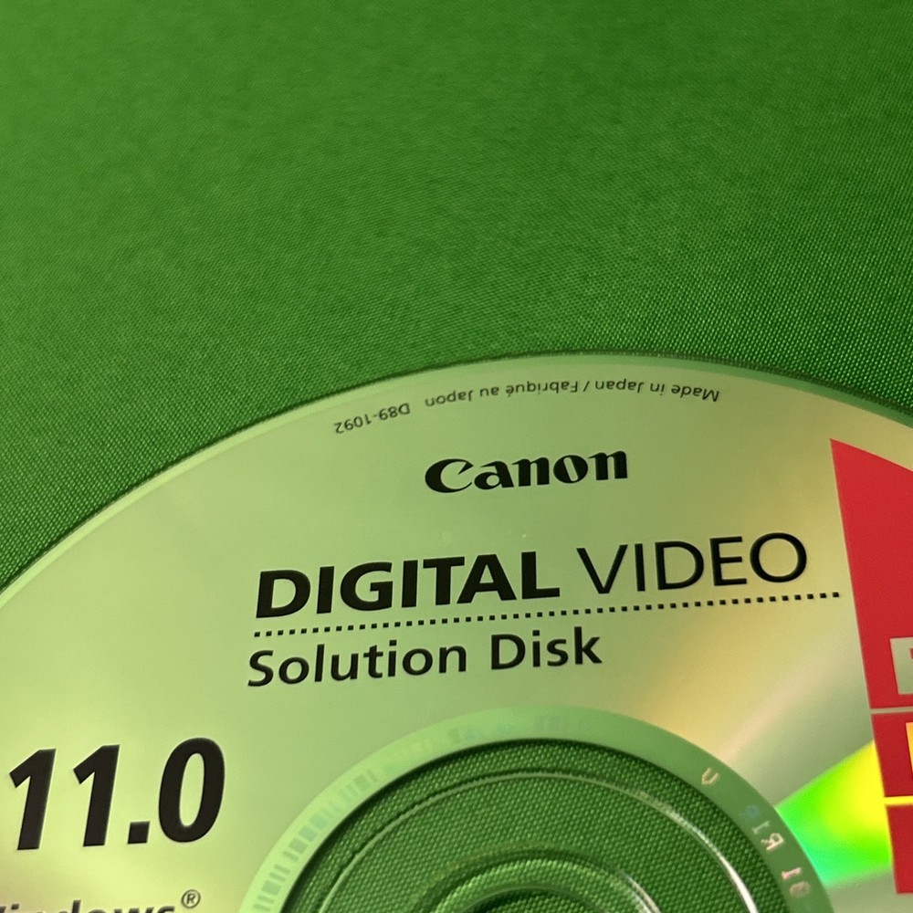CANON Digital Camera Solution Disk Ver. 17.1/17.2 Mac/Windows CD-ROM DISCS ONLY