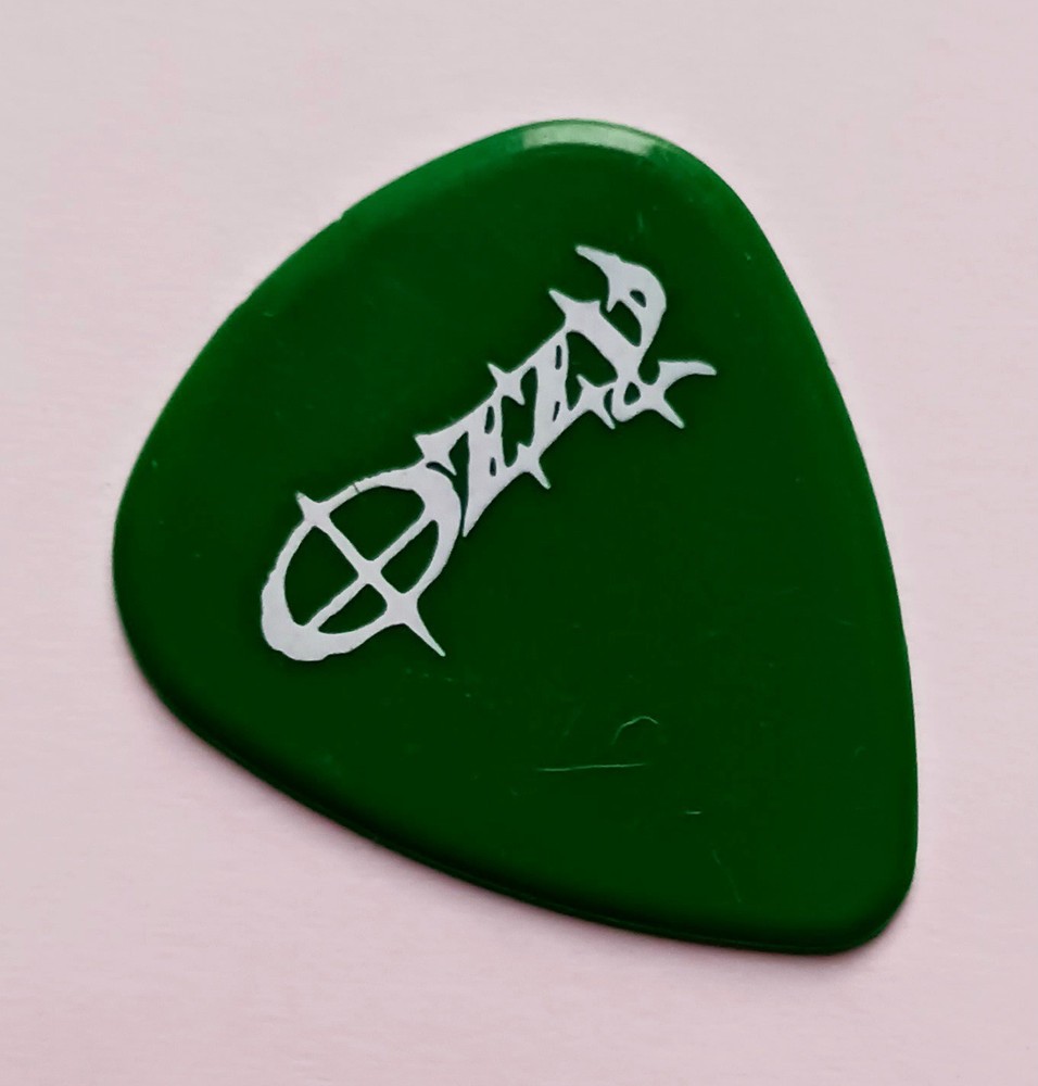 OZZY OSBOURNE / Robert Trujillo - Authentic Original & Official Tour Guitar Pick