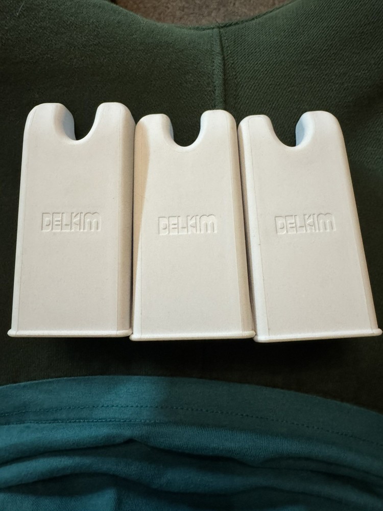 Delkim Txi - D & Ev. White Moulded Hard Case X 3