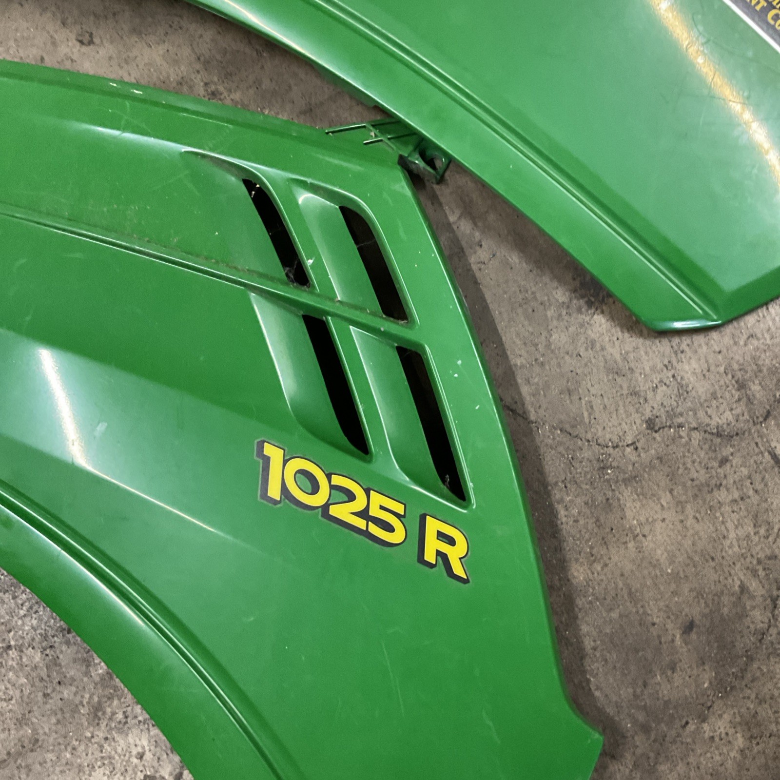 John Deere 1025R Tractor Front Left and Right Engine Hood Cover Panel LVU34824