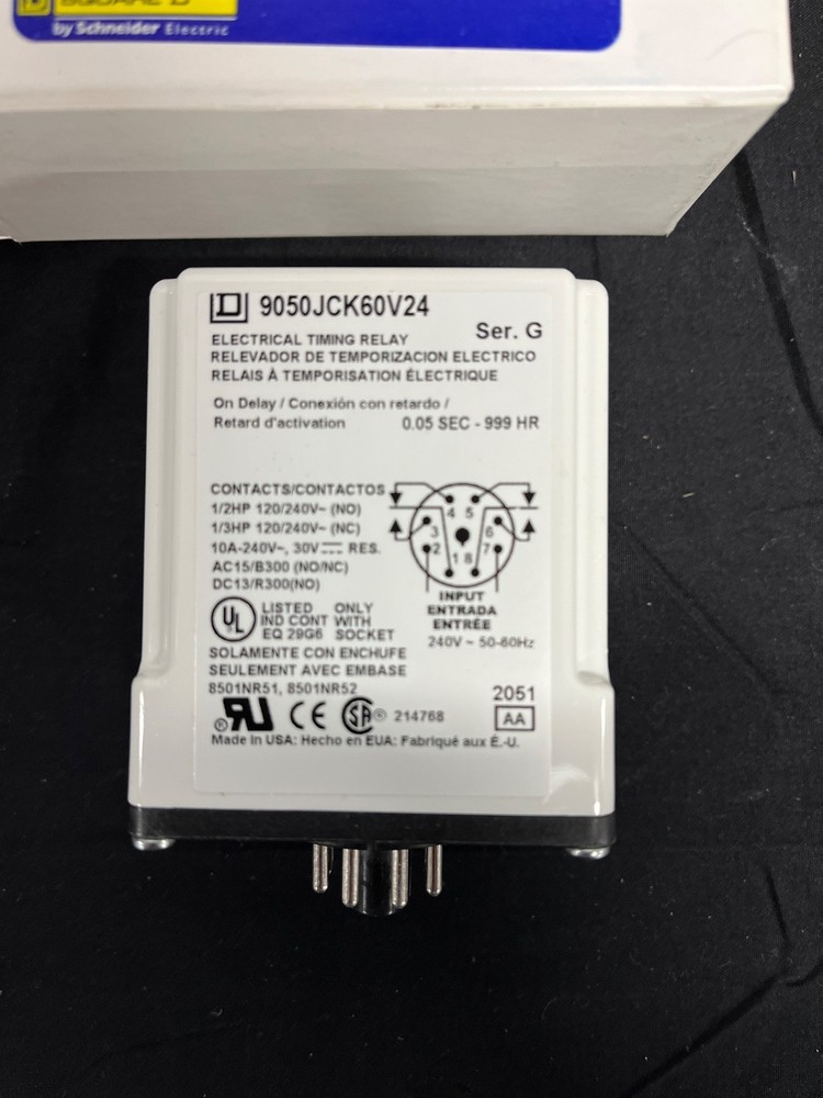 SCHNEIDER 9050JCK60V24 Timing Relay