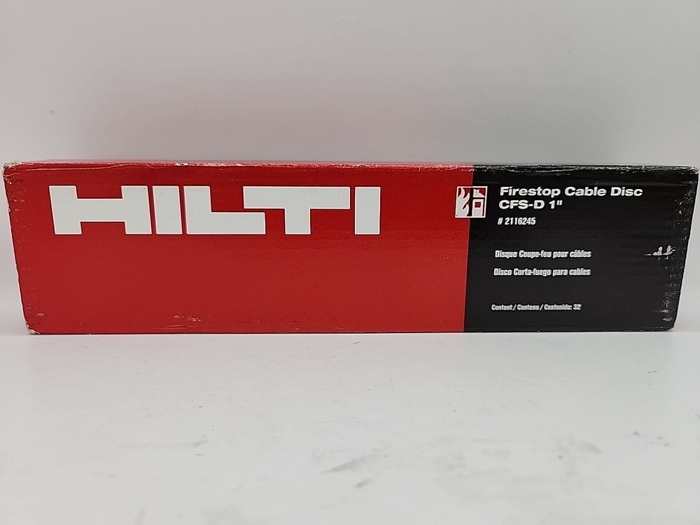 NEW Hilti 2116245 Firestop Cable Disc CFS-D1 Firestop Fire Protection Systems
