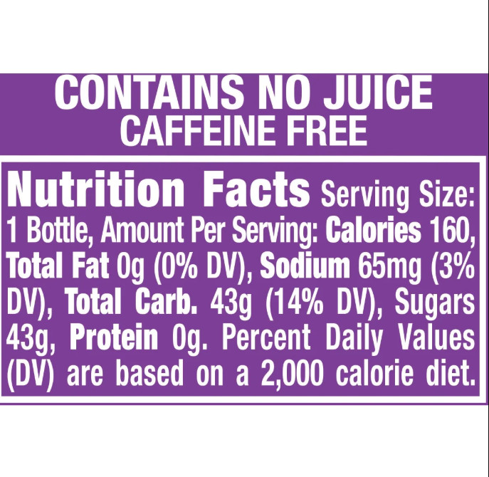 Crush Grape Soda Made with Sugar, 12 fl oz, 4 pack