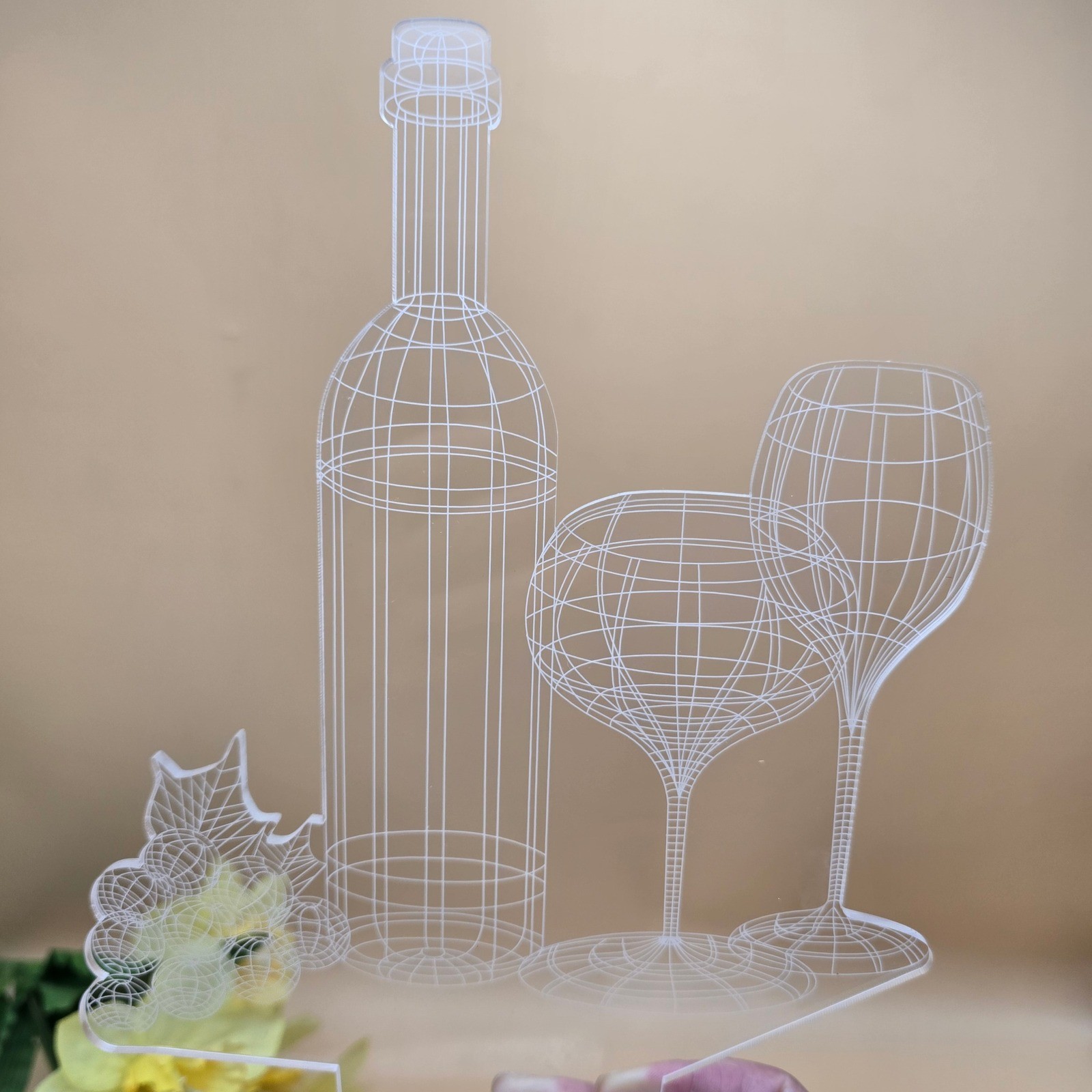 Wine Lovers Gift Set Book Towels Burlap Bag Woozie Sleeve Wine Decor 6 Pc