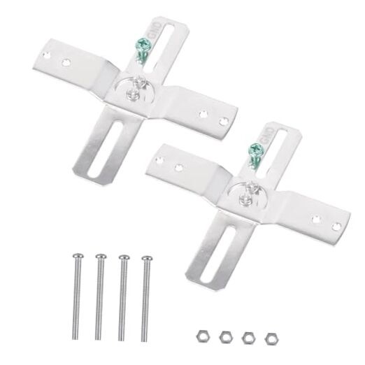 Light Fixture Mounting Brackets, 180° Adjustable Universal Light Crossbar Set,