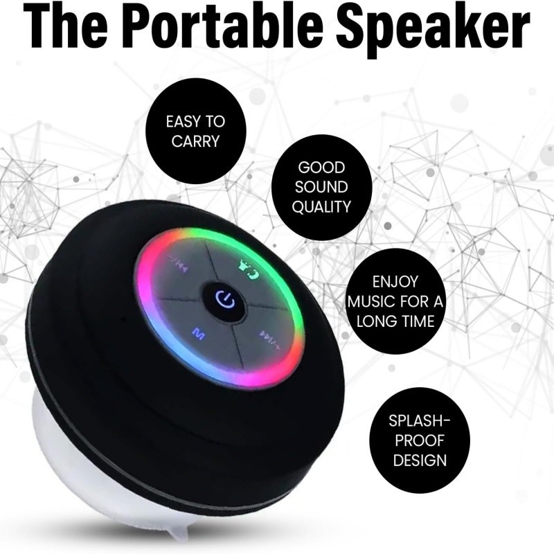 Mini Waterproof Bluetooth 5.0 Speaker Wireless Shower Speaker