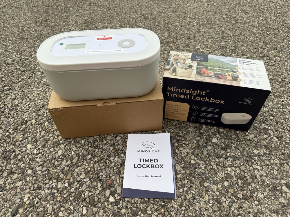 Mindsight Personal Timed Lock Box | Unplug from Phone and Other Distractions!
