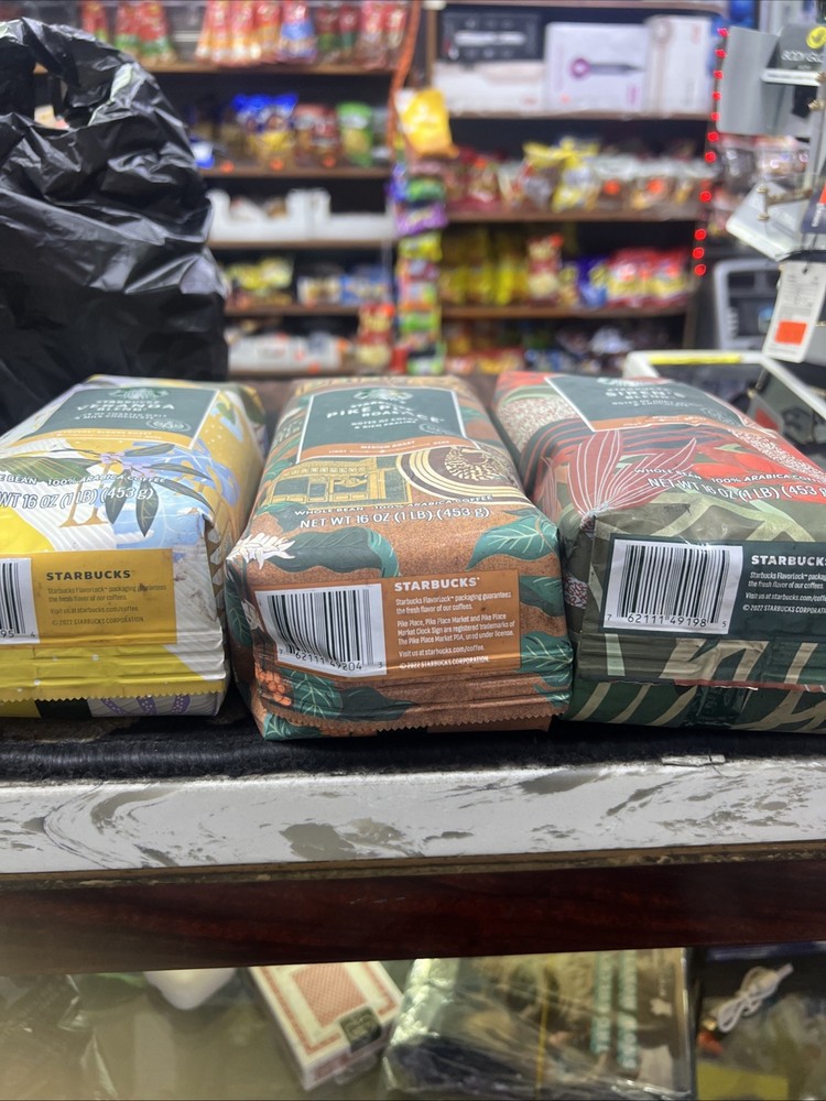 3 Starbucks Coffee 1 LB