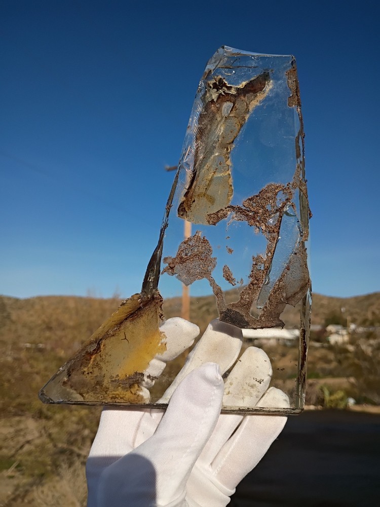 Focke-Wulf 190 Canopy Glass from Normandy
