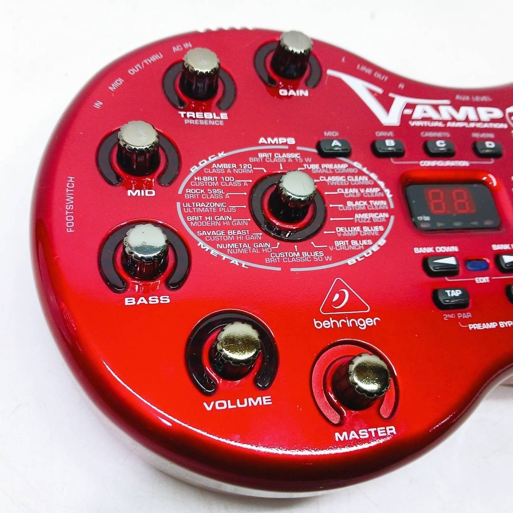 Behringer Multi Effects Processor V-AMP3 Amp Simulator Tested Japan BB177