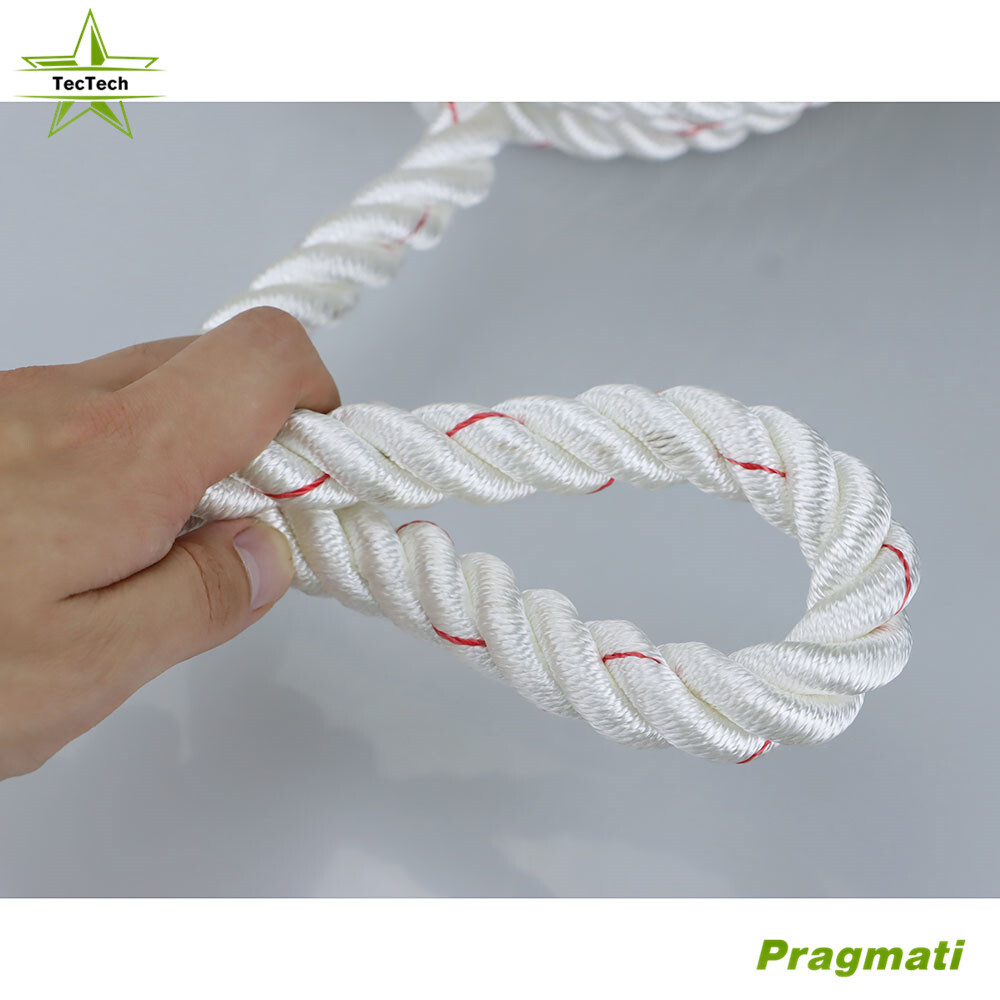 Double Braid Polyester Arborist Bull Rope Pulling Rigging Sailing Line 3/4"x100'
