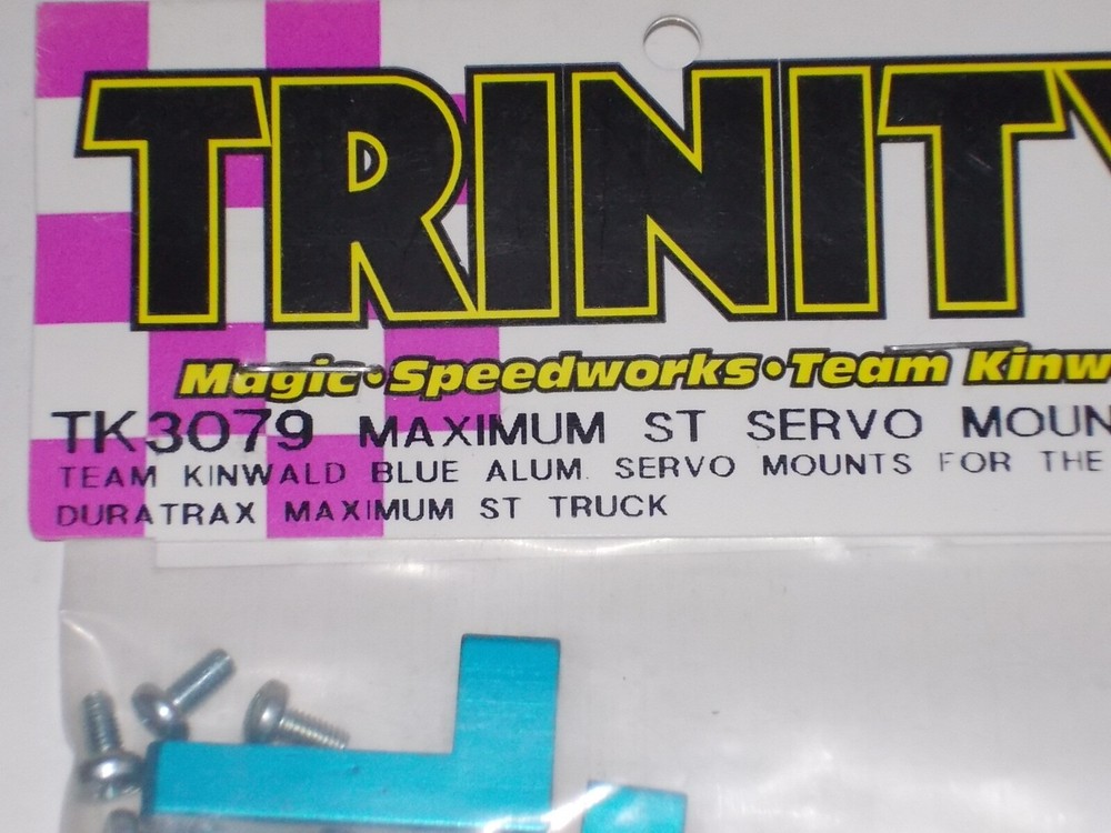 Trinity Blue Aluminum Servo Mounts