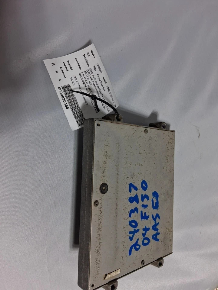 FORD F150 PICKUP Engine Brain Box Electronic Control Module; New Style
