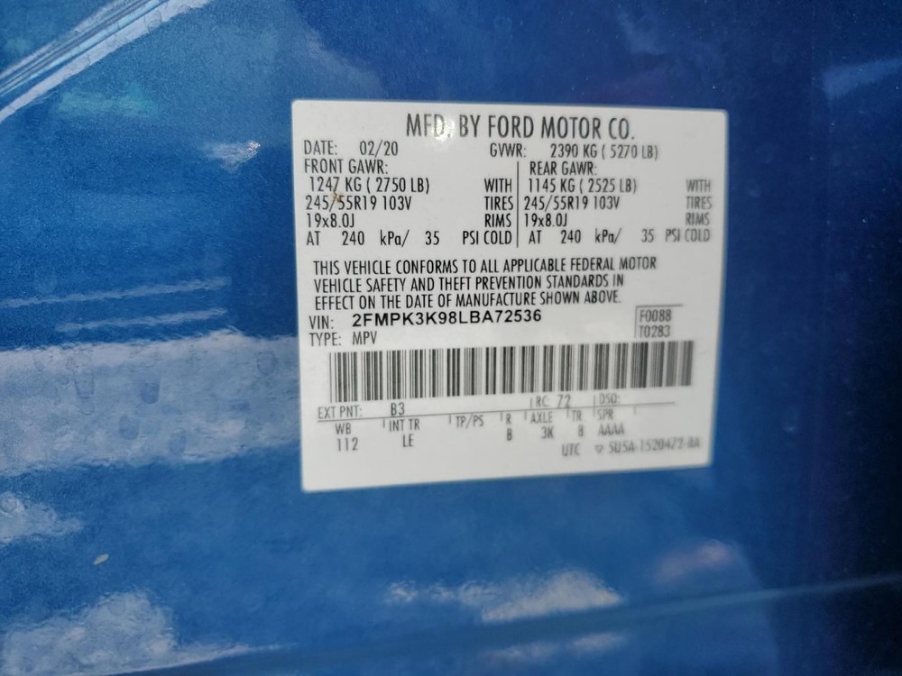 EDGE 2020 Glove Box 4735106