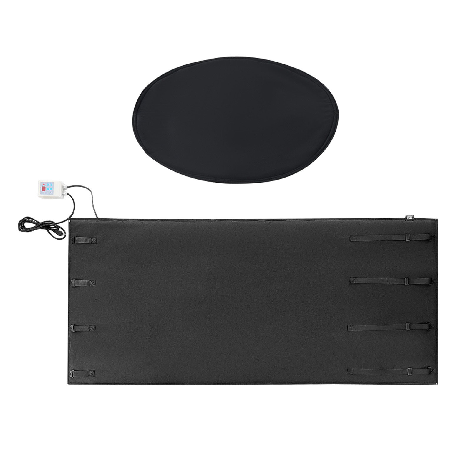 VEVOR 55 Gal Metal Drum Heater 1300W 0-145℉ Adjustable w/ Independent Thermostat