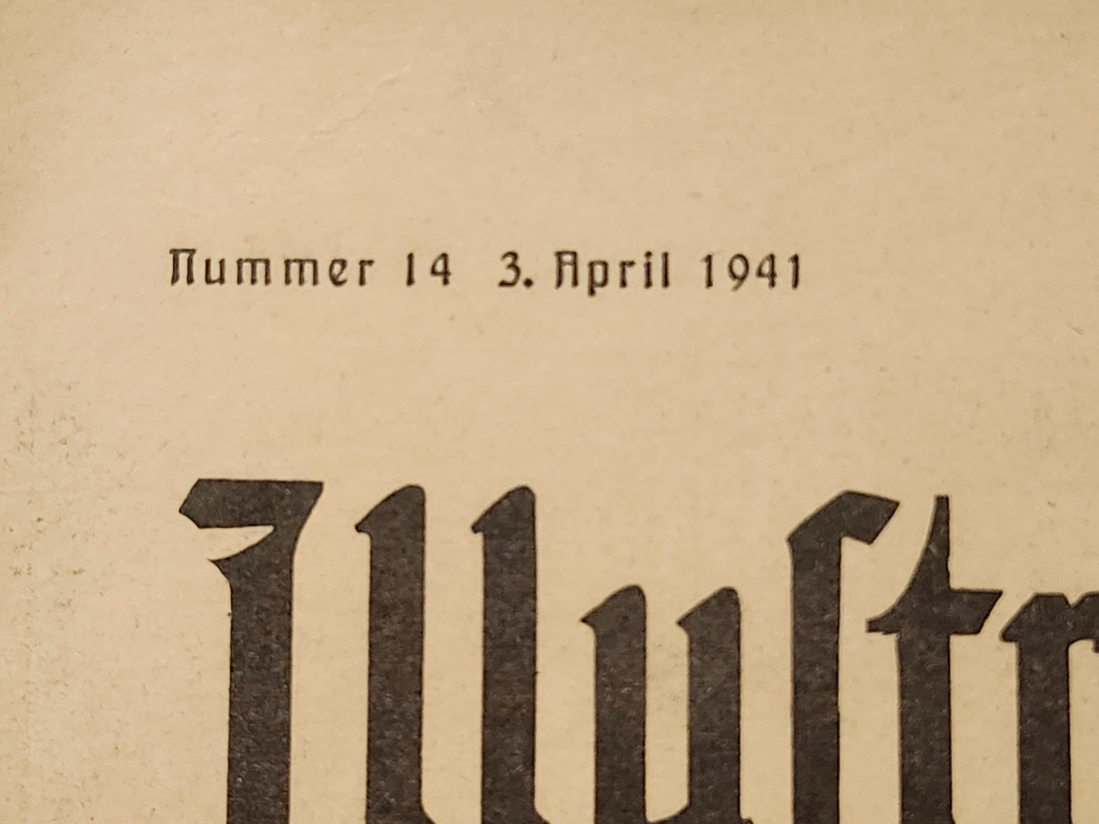 WW2 Germany. Berliner Illustrierte Zeitung" # 14, April 3, 1941