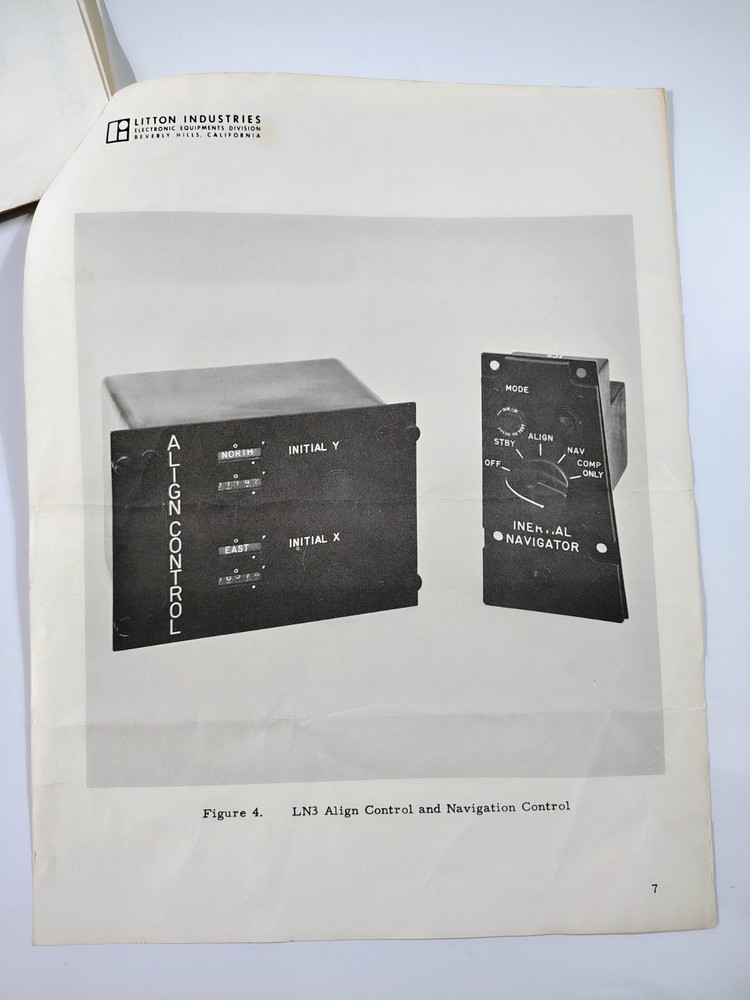 Cold War Litton LN-3 Inertial Navigation System Docs w/ Engineer Notes 1960