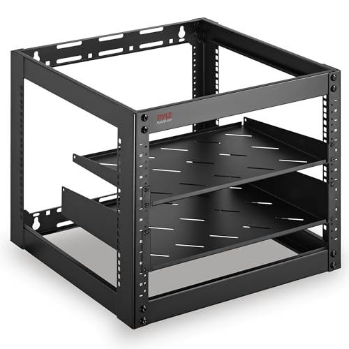 Pyle 10U Advanced Open Frame Server Rack