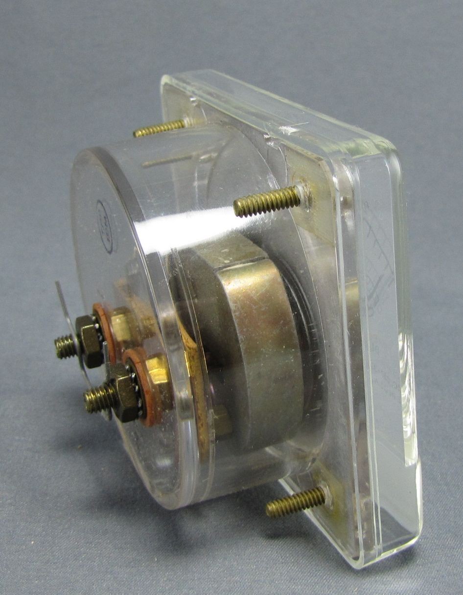 E. F. JOHNSON PANEL METER-SWR/STANDING WAVE RATIO-HAM-AMATEUR RADIO -VTG 76.8