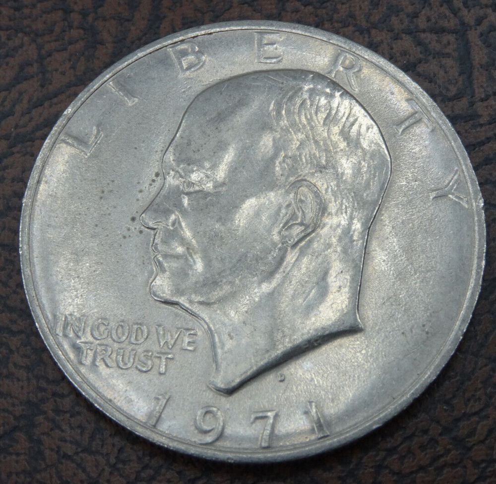 1971-D Eisenhower Dollar Friendly Eagle FS-901 Circulated