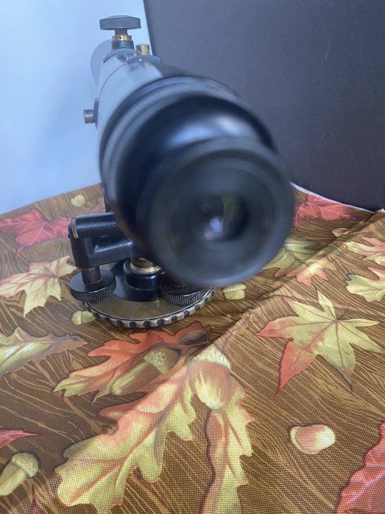 Vintage W. & L.E. Gurley Surveyors Level Transit, Scope With Case, Box