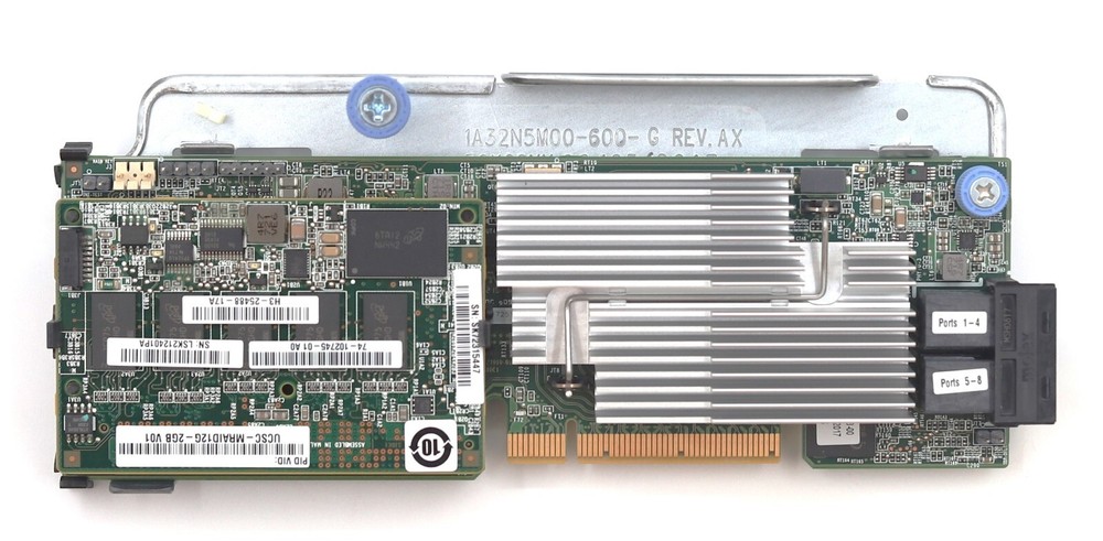 Cisco 12Gb/s SAS PCIe Modular RAID Controller W/Bracket P/N: UCSC-MRAID12G V02