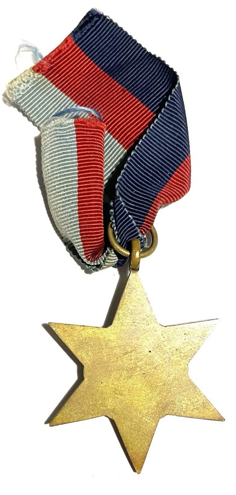 Authentic WW2 1939-1945 Star Medal, Boxed