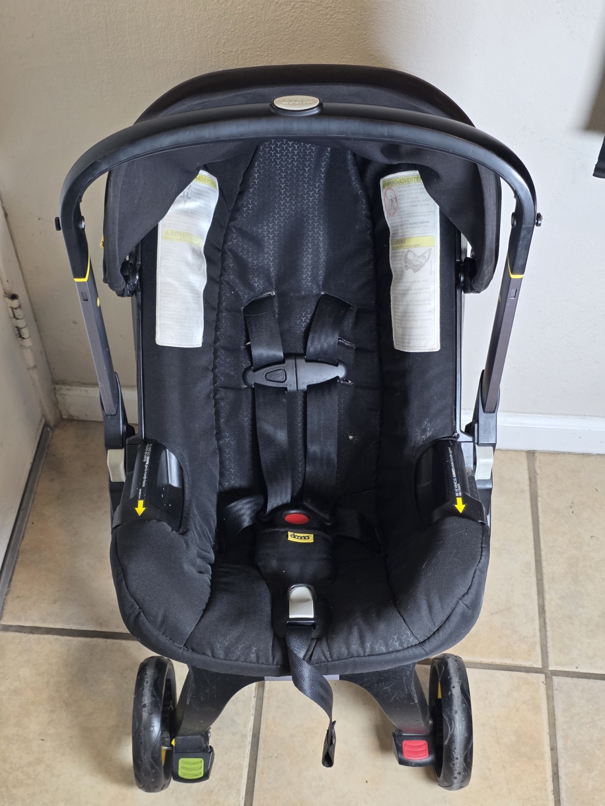 Doona+ Convertible Doona Nitro Black Infant Stroller
