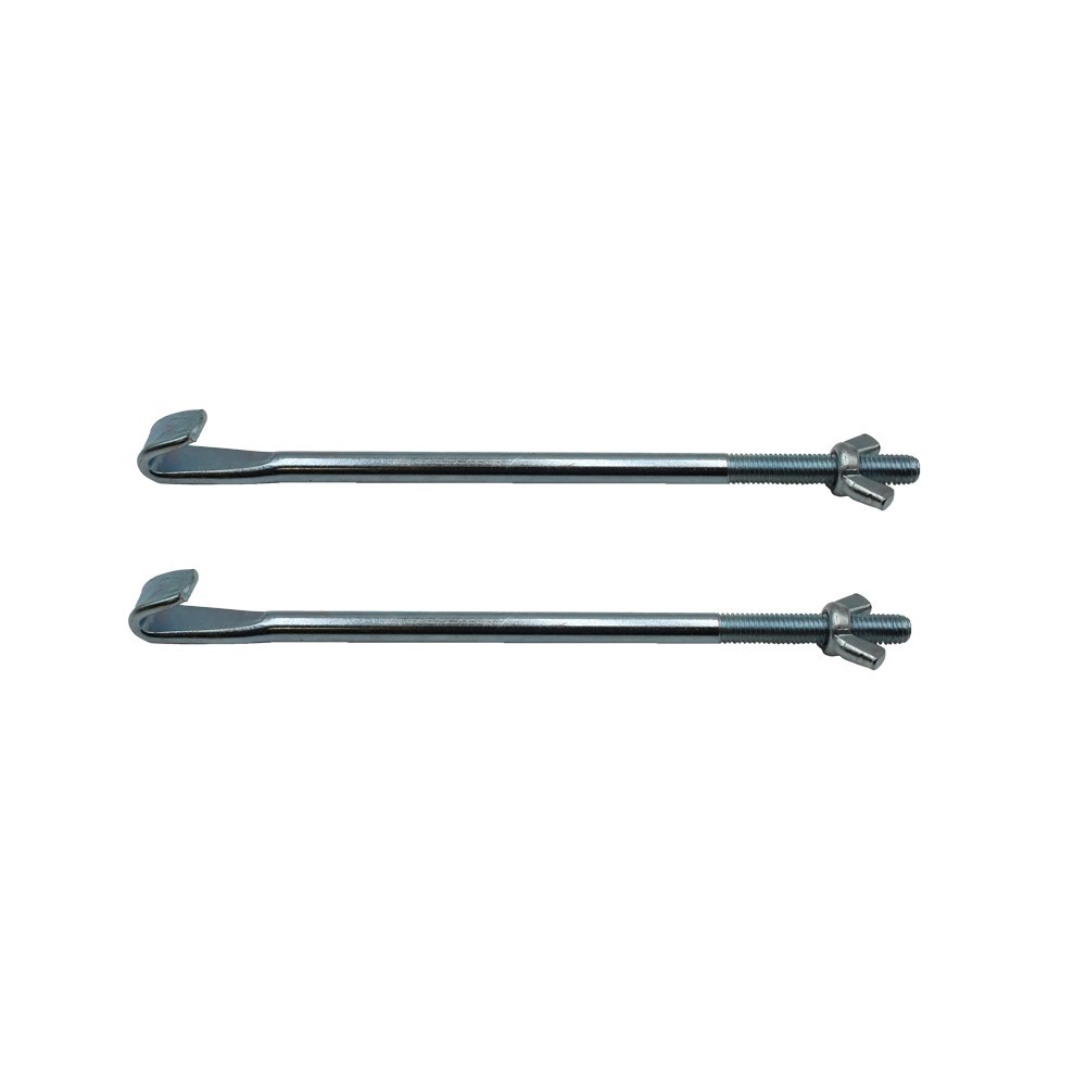 C5NN5161C Set of Two Battery Hold Down w/ Nut Fits Ford/New Holland 4010S 4110