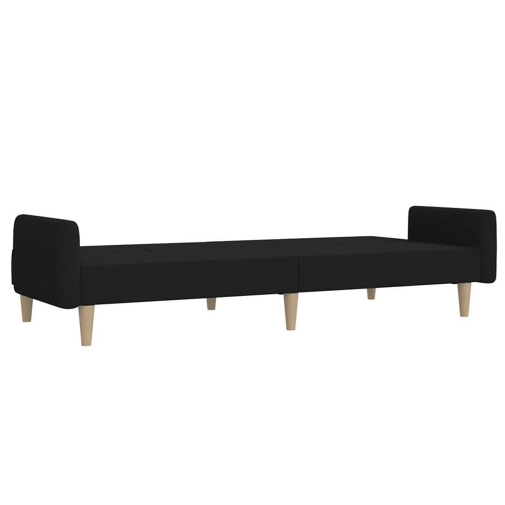Bowery Hill Modern / Contemporary Sofa Bed in Black Polyester