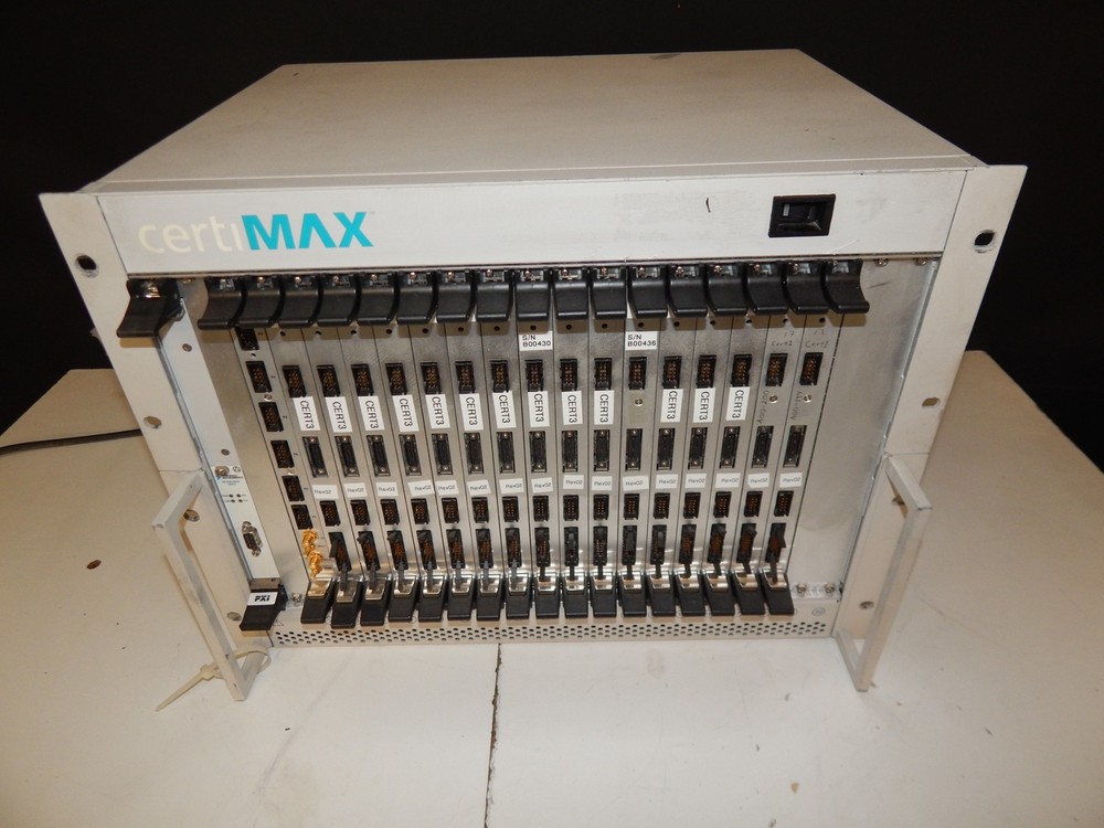 ^^ CERTIMAX 105-PXI CHASSIS - LOADED- PXI-8331 -MODULES (KPE23)