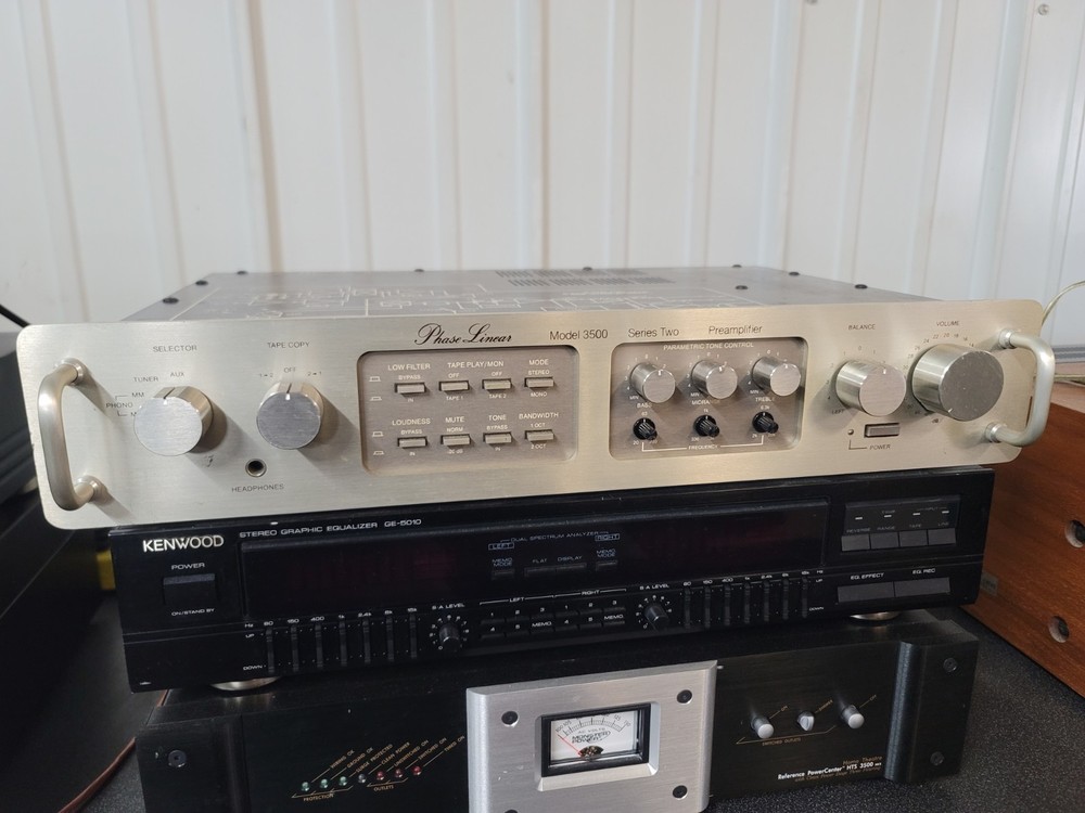 Phase Linear Model 3500 Series 2 Pre-Amplifier - Original - Working -Handles!