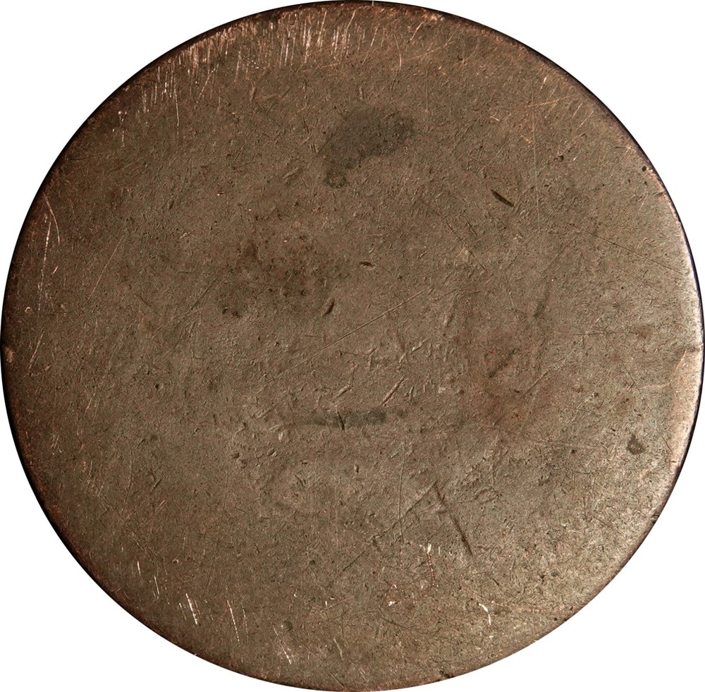 1797 US Draped Bust Large Cent Coin - Readable Date / Reverse Slick