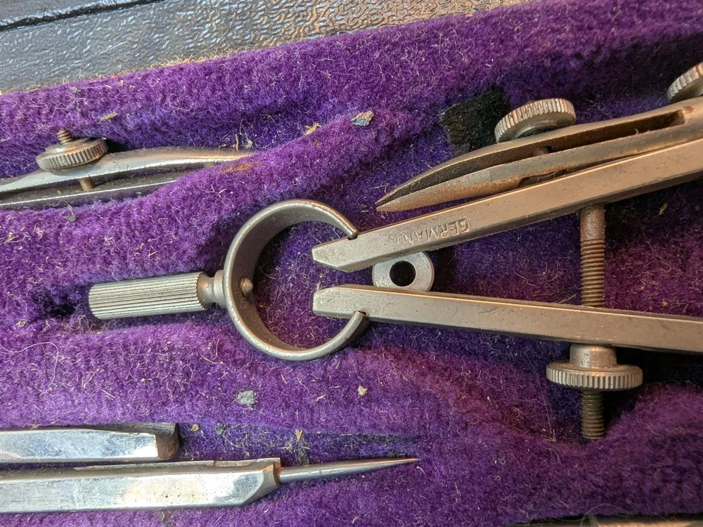 Mechanical Drawing Drafting Tool Set Graf-Apsco Made in Germany