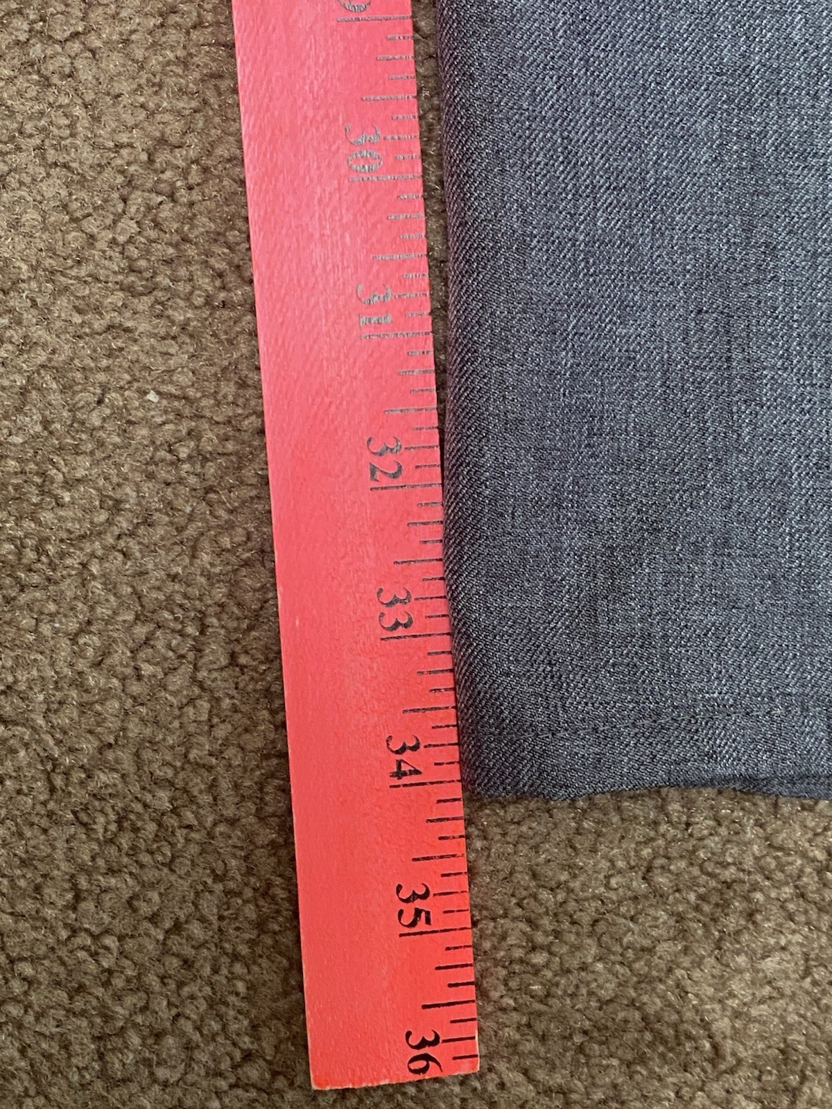 Smitty Charcoal Grey Pleated Umpire Pants Size 36 37.5x34) Active Waistband