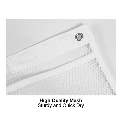 2 Pack Mesh Hanging Caddy Organizer with 6 Pockets, 2 Pack 6-Pocket Mesh
