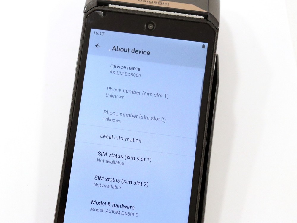 Ingenico AXIUM DX8000 Payment Terminal | Chase Software