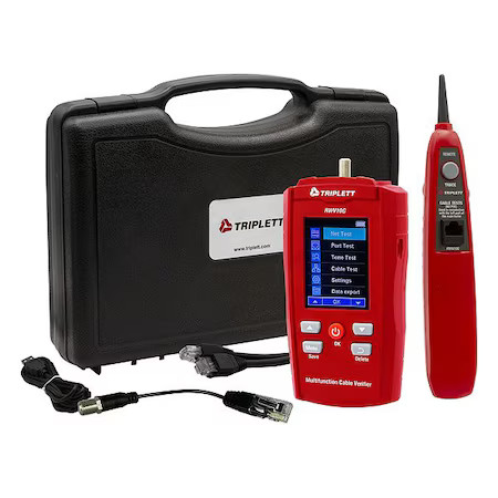 Triplett Rwv10g Copper Cable Certifier, Digital, Lcd