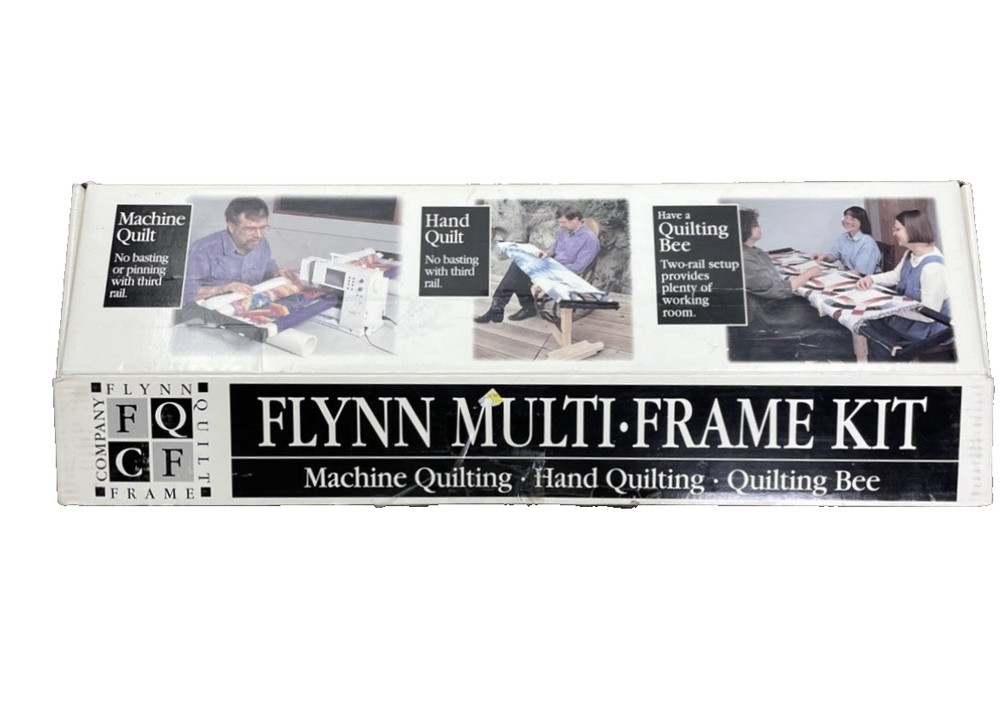 Flynn Multi-Frame Kit No Basting Machine Hand Quilt Quilting Bee