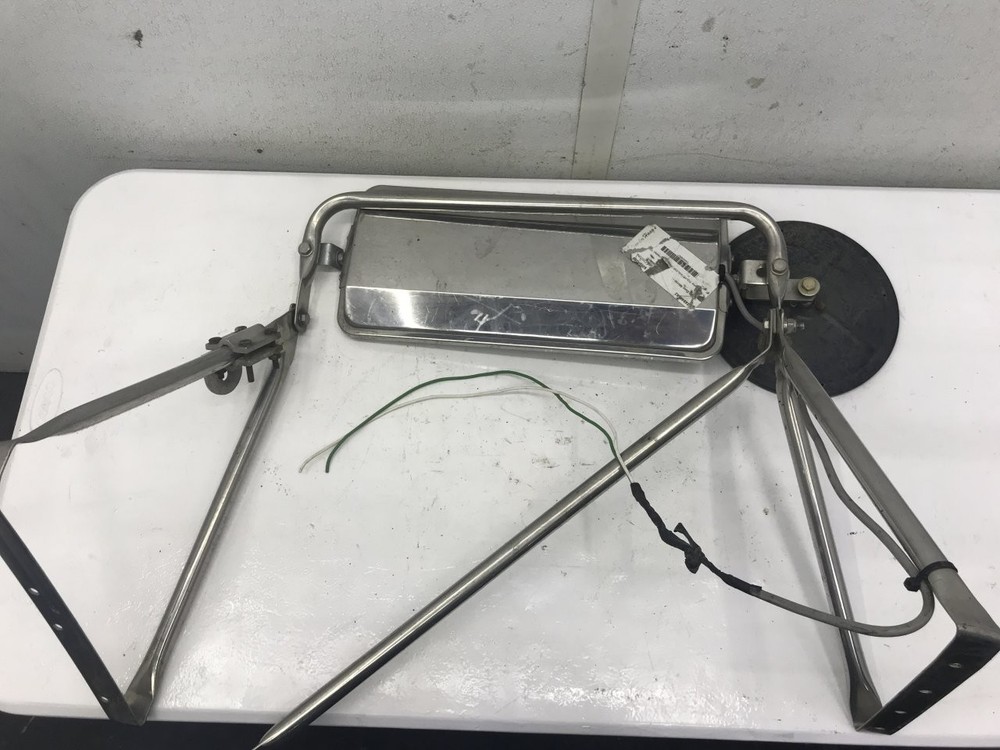 1985-2000 Freightliner FLC112 POLY/STAINLESS Left/Driver Door Mirror - Used