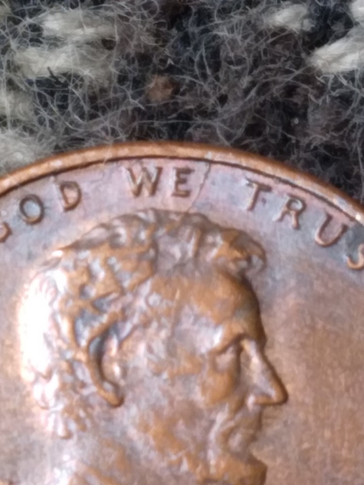 1983 P Lincoln Memorial Cent Weak Strike Multiple Die Breaks