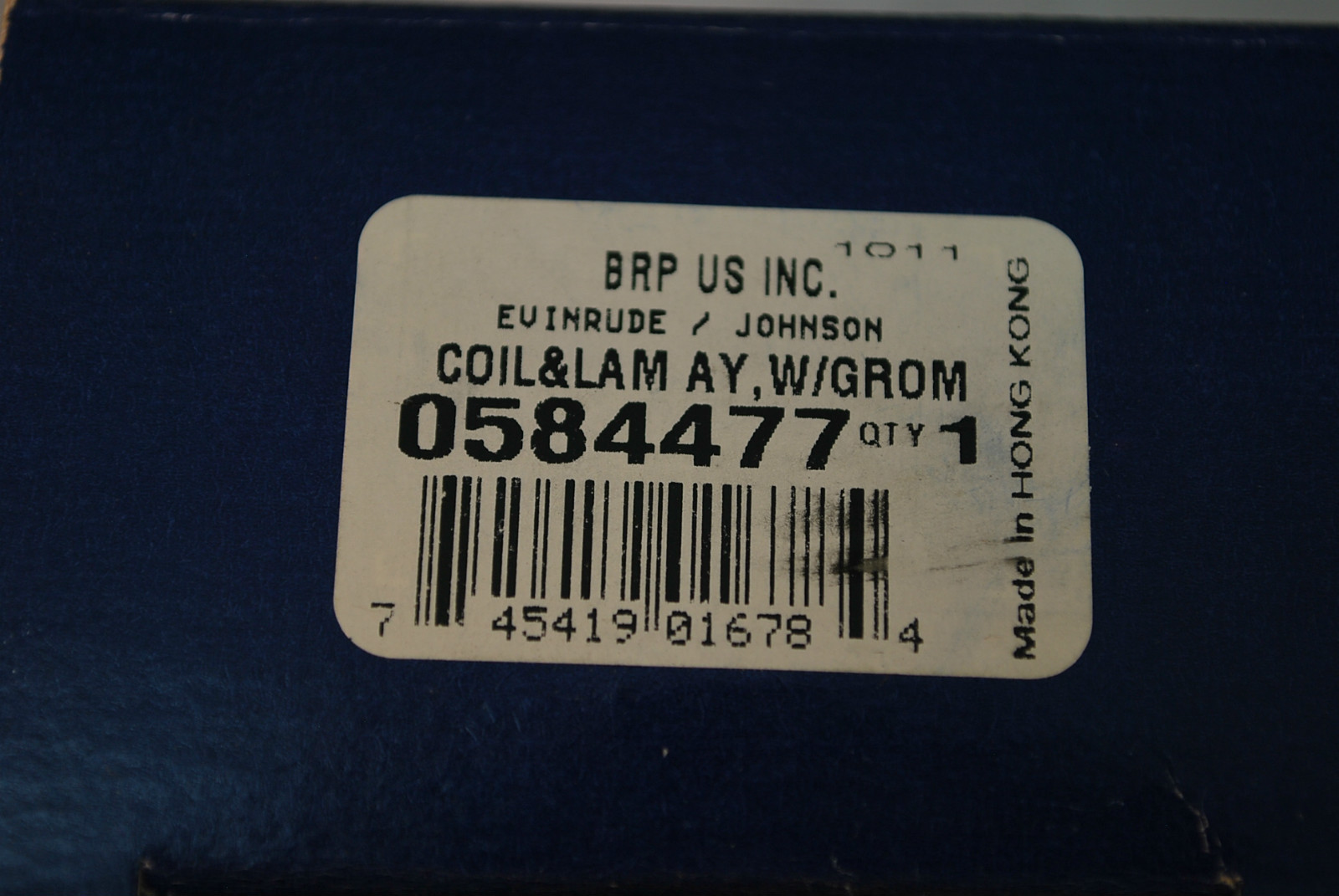 New Johnson Evinrude OEM Outboard Coil 584477 BRP/OMC