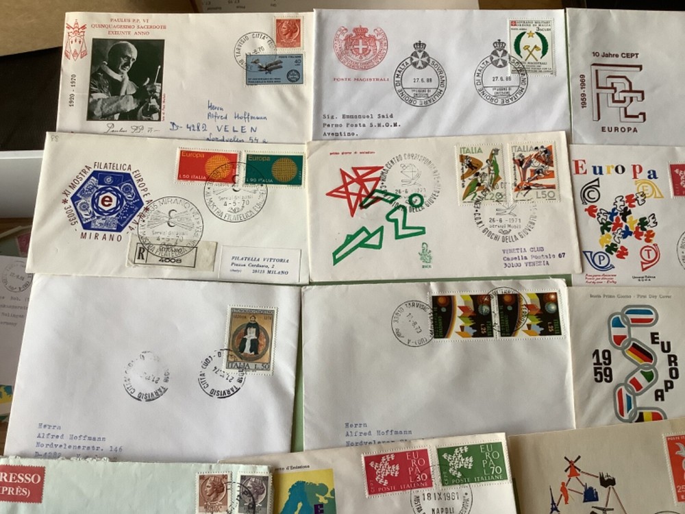 Italy collection postal covers 16 items Ref A2035