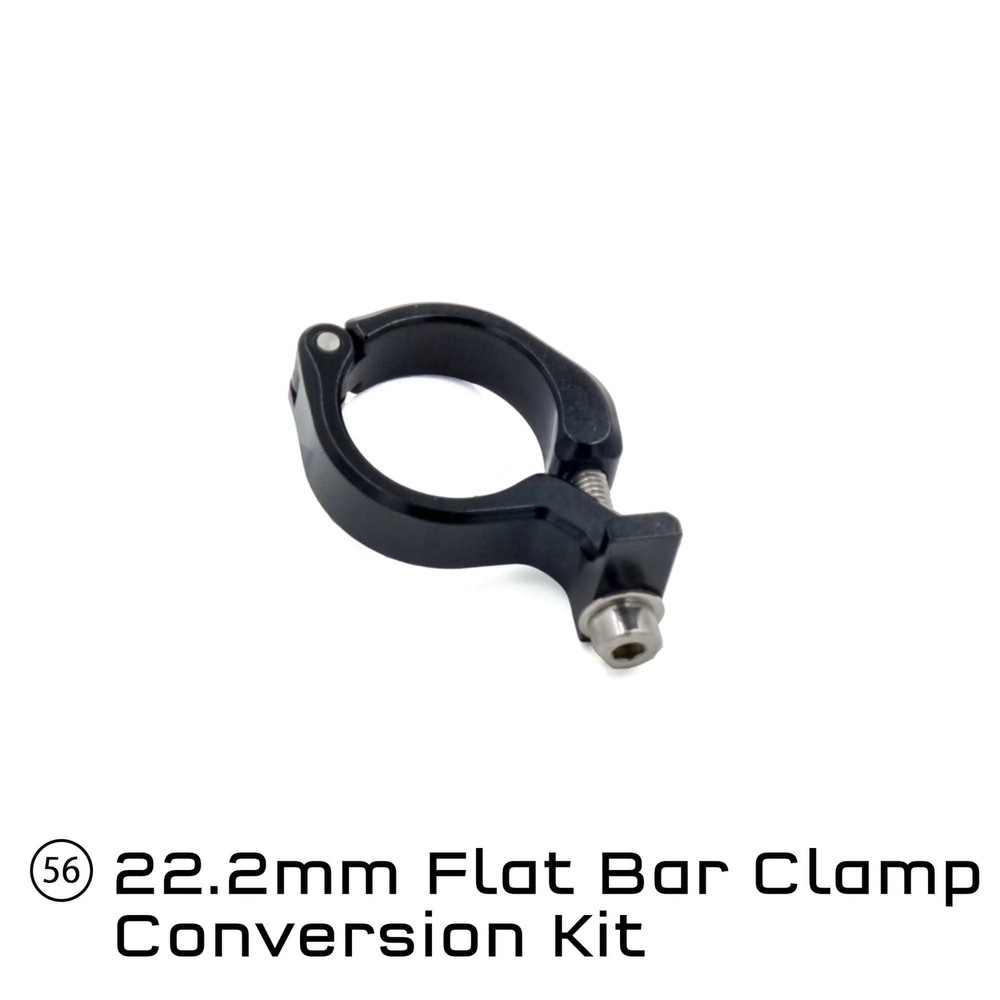 Wolf Tooth ReMote Replacement Parts Kit | 22.2mm Flat Bar Clamp Conversion for