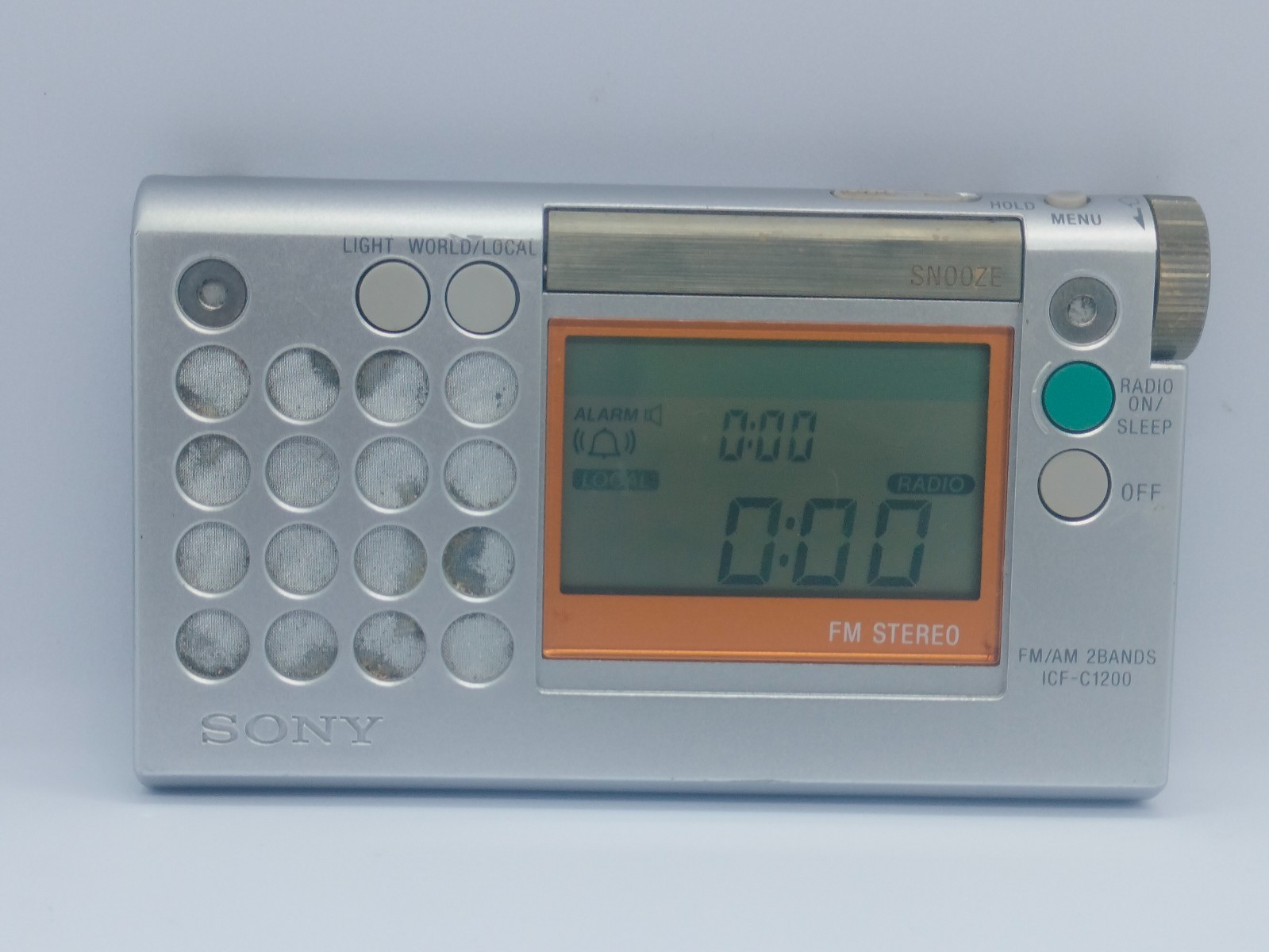 Sony ICF-C 1200 AM FM Radio Japan Fully working RARE!!!