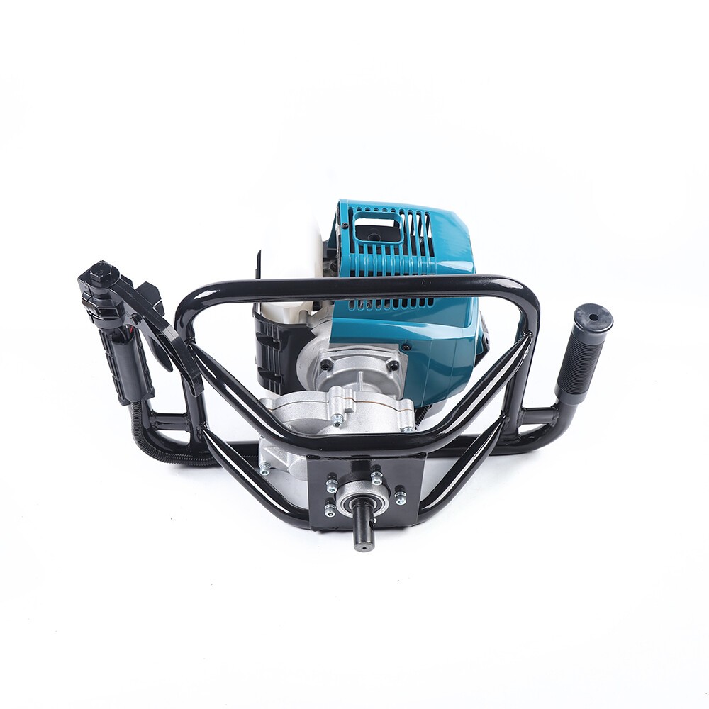 52cc 2 Stroke Post Hole Digger with 2 Bits Gas Powered Earth Auger Drill Machine