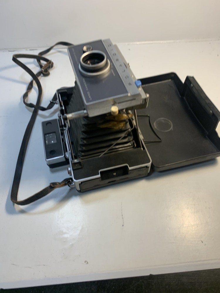 Polaroid Automatic 100 Land Camera w/ Case, Flash and More