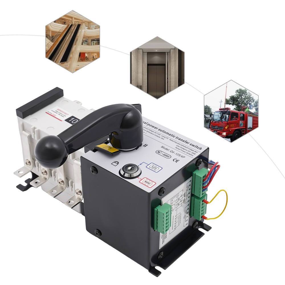 100A/4P Dual Power Automatic Transfer Switch Isolation Type Generator Converter