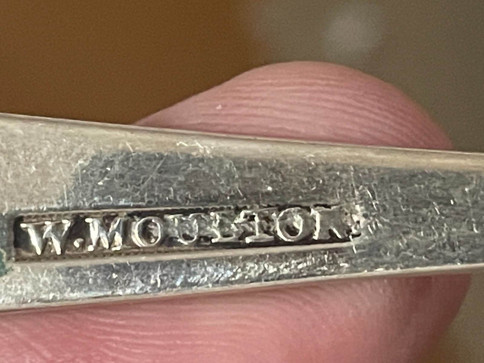 W. Moulton Coin Silver Spoon 29 g