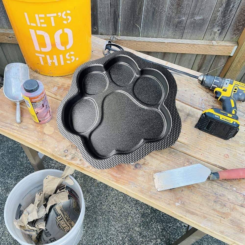 Paw Print Stepping Stone Mold